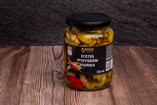 Gold Vitál Ecetes Pfefferóni Paprika 720ml