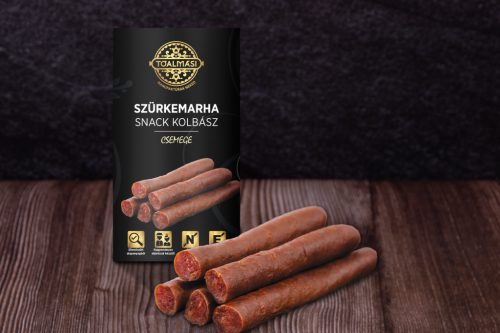 Tóalmási Csemege Szürkemarha Snack Kolbász 150g/csomag